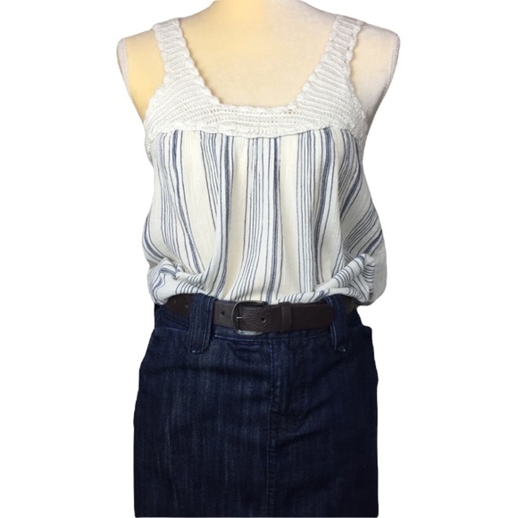 True Religion Dark Wash Long Denim Skirt Small - Picture 1 of 9